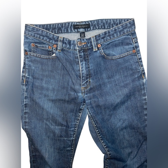 BANANA REPUBLIC| WOMENS Dark Stretch Denim Boot Cut Jeans 4R - Picture 6 of 9